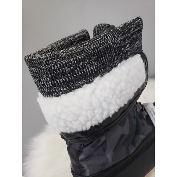 NEW Henry Ferrera Army Grey Camo Boot Duck Mission 52 Women Size 8 Rain Combat - Picture 6 of 9